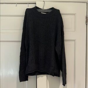 Cozy Gray Knit Sweater